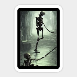 Skeleton Relationship Sticker